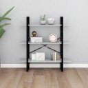 vidaXL Bokhylle betonggr? 100x30x105 cm sponplate