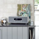 Ruark R3S, musikksystem, lys grå Spotify, Bluetooth, nettverk, DAB+, CD