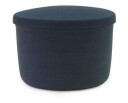 Normann Copenhagen - Hide Storage Pouf Small Steel Blue Normann Copenhagen