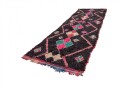 Marokkansk Boucherouite teppe 405 x 130 cm