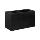Gustavsberg Artic møbelpakke 100x47 cm sort eik/sort