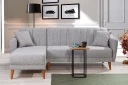 Lepinas Sovesofa med Divan Venstre   Grå/Natur