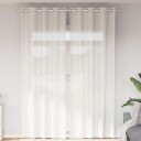  Voilegardiner med grommets 2 stk hvit 8721158551702