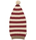 Wheat Red Stripe Strikket Christmas Lue 9 24 mdr/48 51