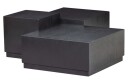 Woood Pim Sidebord sett, Sort tre 1618850 1690183-01-0