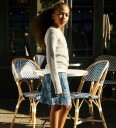 Name It Cardigan   NkfLarenlise   Strikk   Light Grey Melange   Name It   6 år (116)   Cardigan Grå Gull