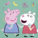 20 stk Servietter 33x33 cm Peppa Gris