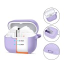 Tech-Protect Silicone Hook Case for Samsung Galaxy Buds 3 / 3 FE / 3 Pro Purple