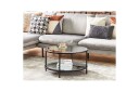 Soffbord Beliani Birney Guld/transparent Black\|\|Transparent -