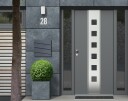 Postkasse i galvanisert stål ModernHome Antrasitt