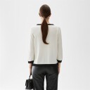 Busnel Helen Top Ecru/Black