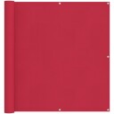 vidaXL Balkong Skjerm Burgunder 120 x 300 cm PU belagt oxford alu