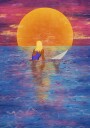 Surfer Girl Plakat / 50x70cm