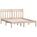 vidaXL Sengeramme heltre 120x190 cm 4FT Small Double