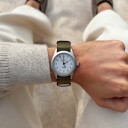 Hamilton Herreklokke H69401910 Khaki Field Hvit/Tekstil Ø38 mm