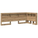  Lagringshodegavl med hylle artisan eik 90 cm Konstruert tre