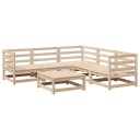  Hagesofasett 6 deler heltre furu