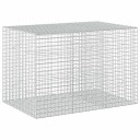 vidaXL Gabion med 5 mm Tråd og 5x5 cm Maske 150x100x100 cm