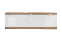 Kommode Nickero 180 cm   Hvit/Brun