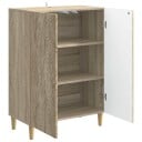  Serviesskap Sonoma eik 66 x 34,5 x 90 cm Konstruert tre