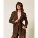 Twinset Dame Jakker Brun S,