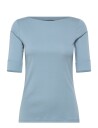 Lauren Ralph Lauren Stretch Cotton Boatneck Tee Blue S