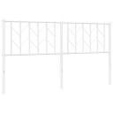  Sengegavl i metall hvit 160 cm 8721012250543