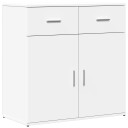  Skjenk hvit 79x38x80 cm konstruert tre