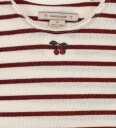 Konges Sløjd Kjole   Rollo   Kremete Stripe   Konges Sløjd   9 10 år (134 140)   Kjole Bordeaux Hvit Rød