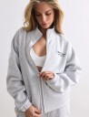 aim´n Script Zip Jacket   Grey   S