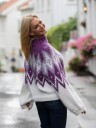 Viking Garn 2426 1B Purple Rain Genser