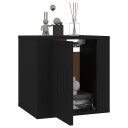 vidaXL Vegghengt TV-benk sort 40x34,5x40 cm 8720845667511