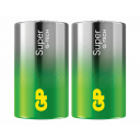 GP Super Alkaline D LR20 Engangsbatteri 2-pakning 1.5V