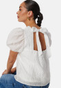 VERO MODA Vmnynne 2/4 Open Back Top Bright White XL