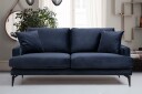 Andary 2 Seter Sofa   Blå
