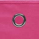 vidaXL Oppbevaringsbokser 10 stk uvevd stoff 28x28x28 cm rosa
