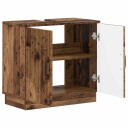 vidaXL Baderomsvaskeskap HOORN Gammelt tre 59,5 x 31,5 x 56 cm