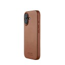 Mujjo lærdeksel for iPhone 17 MagSafe brun