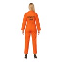 Fiestas Guirca Amerikansk Fange Overall Dame Kostyme Small 89095