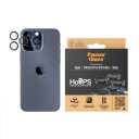 PanzerGlass Hoops Kamerabeskyttelse for iPhone 15 Pro/15 Pro Max - Svart Metall