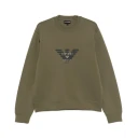 Emporio Armani Herre Gensere & Hettegensere Grønn L,