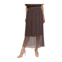 Peserico Dame Skjørt Brun M,