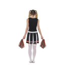 Cheerleader kostyme - Sort og hvit