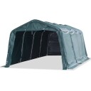 vidaXL Flyttbart kvegtelt PVC 550 g/m² 3,3x6,4 m mørkegrønn