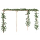 vidaXL Pergola bambus 385x40x205 cm