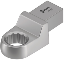Wera 7781 Torque Wrench End Fitting Sølv 16 Mm 1 Stykker Chromium Vanadium Steel Cr V 2,8 Cm