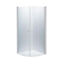 INR Iconic Nordic Rooms Dusjhjørne Linc Niagara Original, Klart Glass, Timeless Glass Krom / 90x90cm