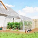 Drivhus i polytunnel med UV bestandig PE deksel for innendørs bruk