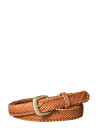 Calvin Klein Braided Logo Buckle 25Mm Brown 85