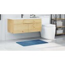  Badematte Rektangulær Blå 60x90 cm Polypropylen Skli sikker
